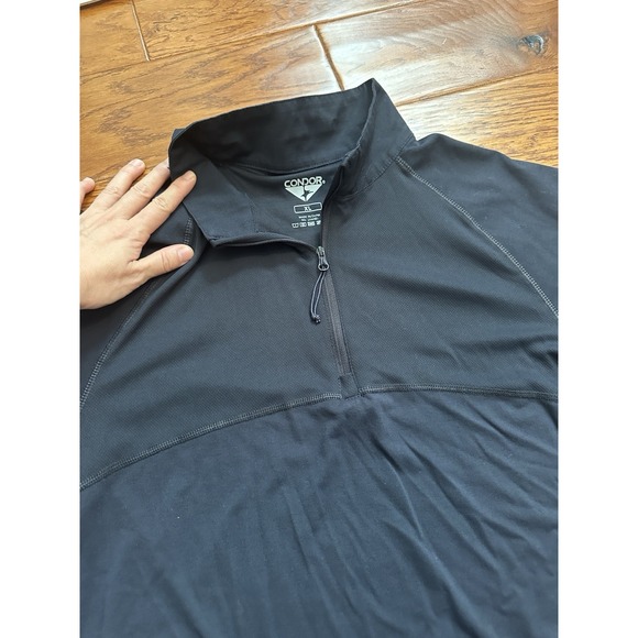 CONDOR Short Sleeve Combat Shirt GEN Size XL Men Quarter Zip Utility Pocket - Picture 4 of 11